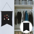 thumbnail image 3 of OULII Wall Hanging Banner Pin Wall Display Banner Black Canvas 1Pack, 3 of 8