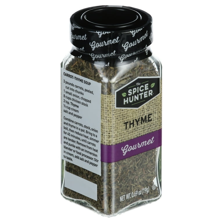 Spice Hunter Gourmet French Thyme Leaves (0.69 Ounces) - Walmart.com