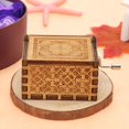 thumbnail image 4 of Wooden Desktop Decorations Fashion Retro Musical Box for Birthday Christmas Gift, 4 of 5