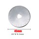 thumbnail image 2 of Hodas De Recarga De Corte Circular De 45 Mm Para Acolchado, Cosiendo Con Caja De Almacenamiento Para Cortar De Cuero De Tela, 2 of 7