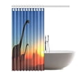 thumbnail image 2 of MKHERT Giant Dinosaur Shower Curtain Waterproof Bath Curtain Decor 66x72 inch, 2 of 2