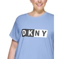 thumbnail image 2 of DKNY Sport Womens Plus Logo Activewear Pullover Top, 2 of 3