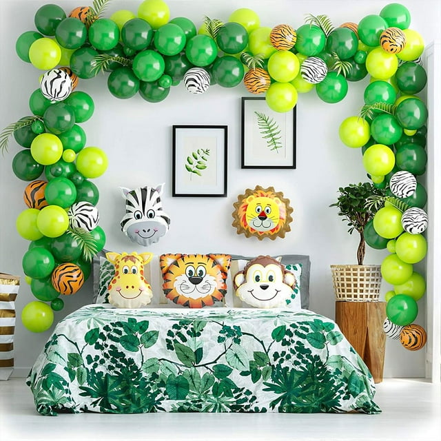 167Pcs Blue Balloon Garland Arch Kit Reusable Birthday Balloon Set Latex Ocean Blue Gold Balloons Prop Decoration Balloon Party Background Balloon for Wedding Party Birthday