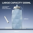 thumbnail image 7 of Smokitcen Collapsible Silicone Enema Bag Bottle Kit with 5.3ft Enima Hose, 5 Enema Tips, Controllable Flow Valve, 1.2 L Capacity Silicone Enama kit for Coffee and Water Colon Cleanse, 7 of 7