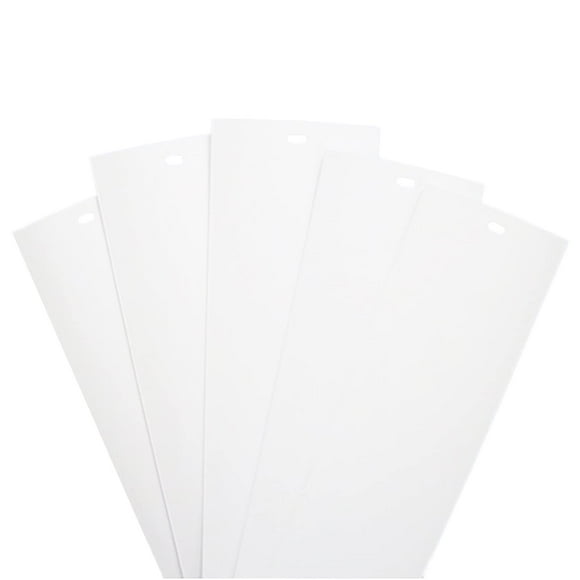 Listones de repuesto para persianas verticales FTTIKI, PVC blanco, 82,5 cm