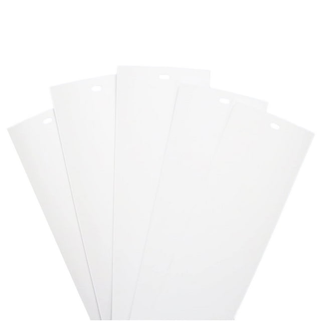 Listones de repuesto para persianas verticales FTTIKI, PVC blanco, 82,5 cm
