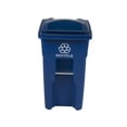 thumbnail image 6 of Toter 32 Gal. Blue Recycling Container with Wheels and Lid, 6 of 7