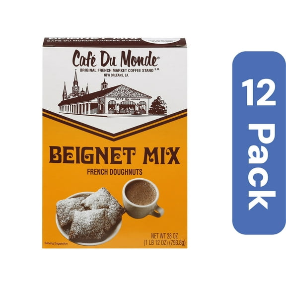 Cafe Du Monde Beignet Mix, 28 oz (Pack of 12)