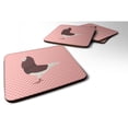 thumbnail image 1 of "Treasures Capuchin Red Pigeon Pink Check posavasos decorativos, 3.5, multicolor" Caroline's Treasures  BB7948FC, 1 of 1