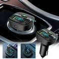 thumbnail image 1 of PEONAVET A Fm A Fm Car Mp3 Bluetooth Player Car Hands- USB Charging Fm Transmitter Light Receiver, 1 of 9