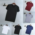 thumbnail image 6 of Fule Men Casual Gym Muscle Tops Big V-Neck Short Sleeve Bodybuilding Sport Fitness, 6 of 9