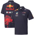 thumbnail image 1 of New F1 Racing Suit Red Bull Short Sleeve Top Polo Shirt Team Men-QIUPING, 1 of 2