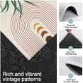 thumbnail image 3 of Green Boho Geometric and Plant Pattern Kitchen Rugs Sets Of 3,Kitchen Runner Rugs Non Skid Washable,Decorative Kitchen Floor Mats for Kitchen,Sink,Laundry,17"x30"+ 17"x47" + 17"x59", 3 of 6
