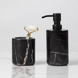 Marble Bath Accessories Marble Soap Pump,Black Marble Soap Pump, Black ...