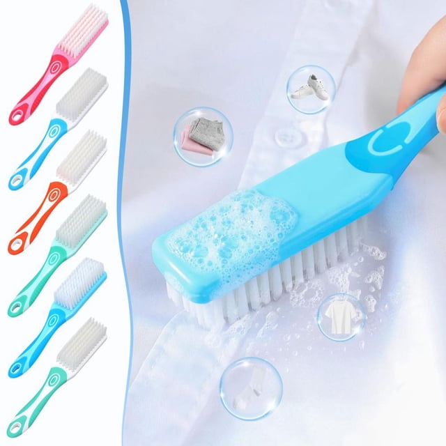 Feltree Soft Bristle Shoe Brush for Gentle Cleaning - Large 7.7 Inch Multi-Purpose Household Brush for Shoes, Clothes, Bed Sheets - Non-Scratch Design