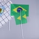 thumbnail image 3 of EeaseMX 20 banderas pequeñas de Brasil para sujetar con palo, banderas internacionales de países del mundo, banderines para decoración de fiestas., 3 of 7