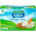 thumbnail image 5 of (8 Pack) Hidden Valley Ranch Dip Sauce Salad Dressing, Condiment & Topping, 1.5 fl oz To-Go Cups, 5 of 10