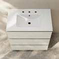 thumbnail image 5 of Liberte 30" Freestanding Bathroom Vanity in White Oak with 3-Hole Widespread Sink Top, 5 of 6
