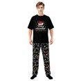 thumbnail image 4 of LuLiaMenton Feliz Navidad Lights Multicolor Matching Couples Christmas Pajamas Short Sleeve, 4 of 5