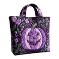 thumbnail image 5 of Halloween Quilted Tote Bag,Reusable Shopping Tote Large Capacity Trick or Treat Bag Fall Gift for Women Daily Commute Travel Shoulder Strap Handbag, 5 of 5
