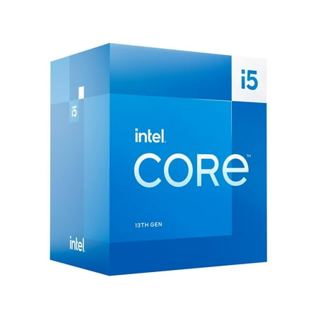 Intel - Core i5-13400 13th Gen 10 core 6 P-cores + 4 E-cores, 20MB Cache, 2.5 to 4.6 GHz Desktop Processor - Grey/Black/Gold
