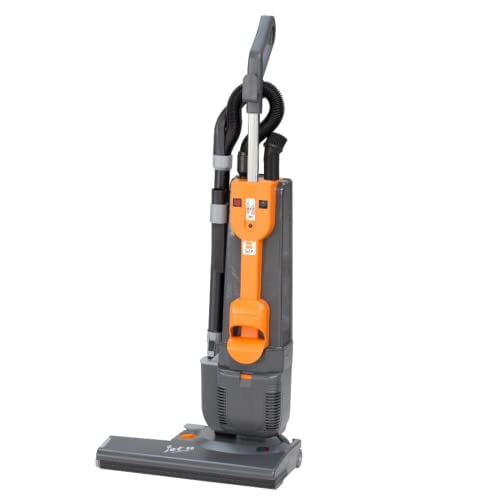Aspiradora vertical seca de doble motor TASKI Jet 50 50-20, gris y naranja