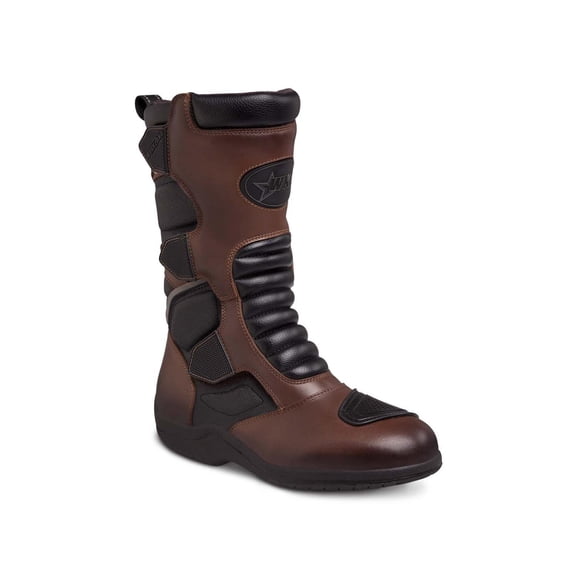 Bota Motociclista Mujer Botin Biker WORKLAND 80009 Cafe 23