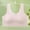 Pink, variant on Toddler Big Girls Training Bras Solid Color Bralette Spaghetti Strap Breathable Soft Stretchy Supportive