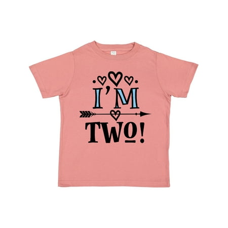 

Inktastic 2nd Birthday 2 Year Old Arrow Gift Toddler Boy or Toddler Girl T-Shirt