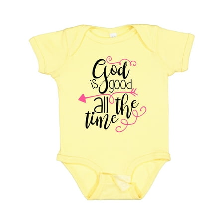 

Inktastic God is Good All the Time Gift Baby Boy or Baby Girl Bodysuit