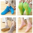 thumbnail image 5 of 10 Pairs Non Slip Grippy Socks for Women Pilates & Men Soccer Yoga Socks with Ankle Grips, Medium-Large, 5 of 7