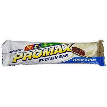 ProMax n » Cream Cookies Protein Bar, 2,64 oz, (paquet de 12)