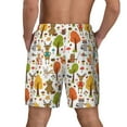 thumbnail image 4 of Daiia Animals Forest Mens Swim Trunks Swim Shorts Quick Dry Swim Shorts with Mesh Lining Pockets-X-Large, 4 of 9