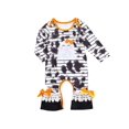 thumbnail image 1 of Tenues d'Halloween Mignonnes pour Petites Filles, Body Long à Manches Longues et Col Rond avec Dessin Animé, 1 of 5