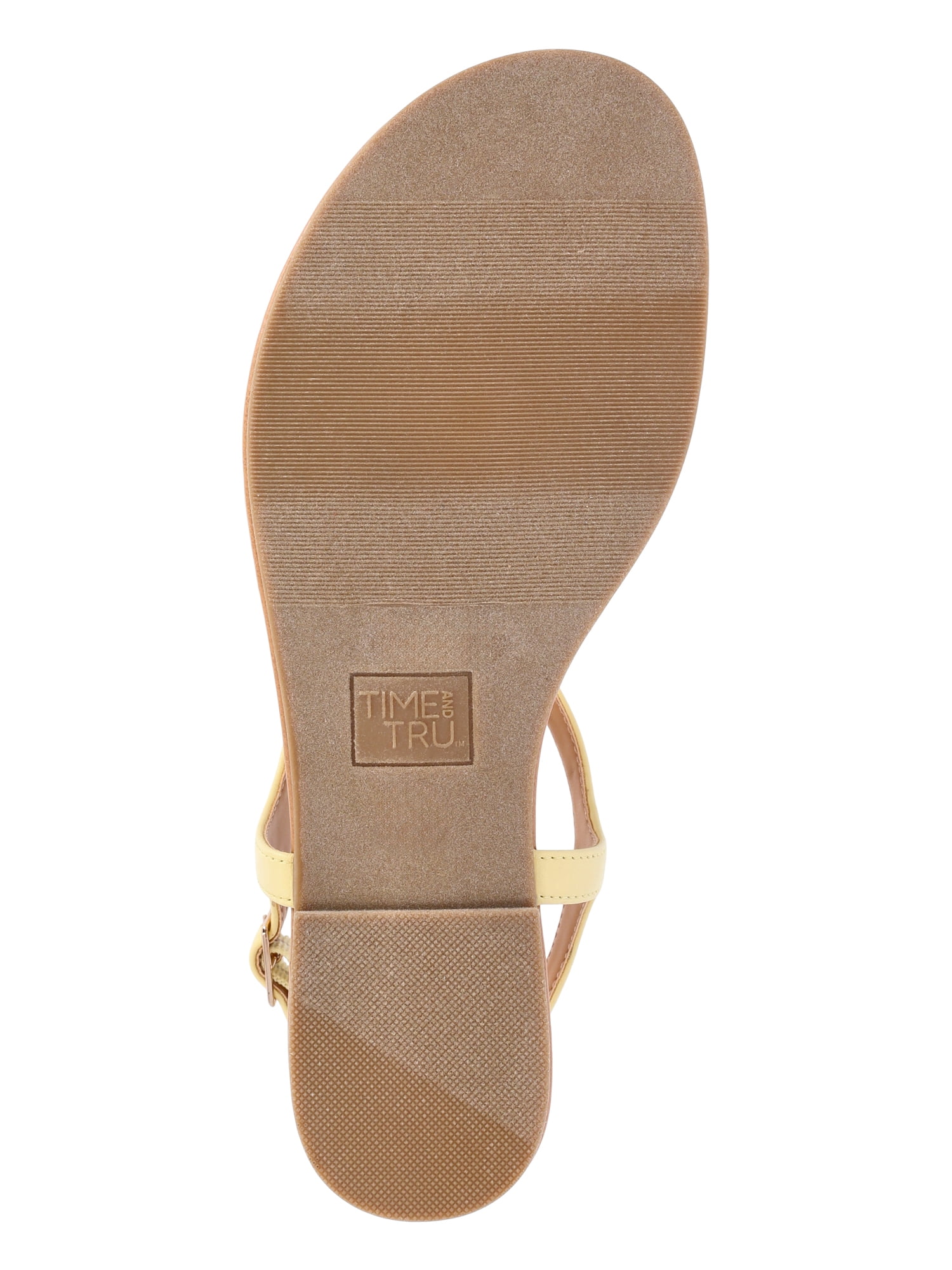 Time and Tru Women's Crochet Flower Thong Sandals