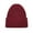 Burgundy, variant on Knit Cap, Pure Color Cap, Men And Women Autumn And Winter Europe And America Warm Wool Cap Cold Cap