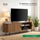thumbnail image 4 of Mueble TV 55” Tipo Cómoda Organizador Vintage Centro de Entretenimiento de Madera Color Maple, 4 of 8