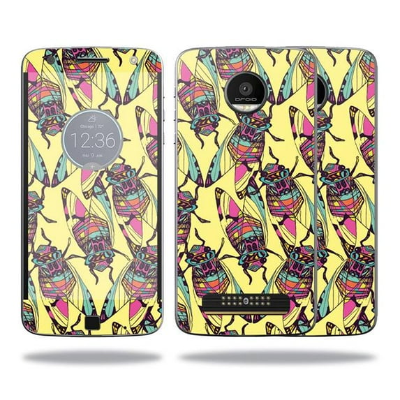 MightySkins MOMZFO-Electric Cicada Skin for Motorola Moto Z Force Sticker Wrap Cover Sticker - Electric Cicada