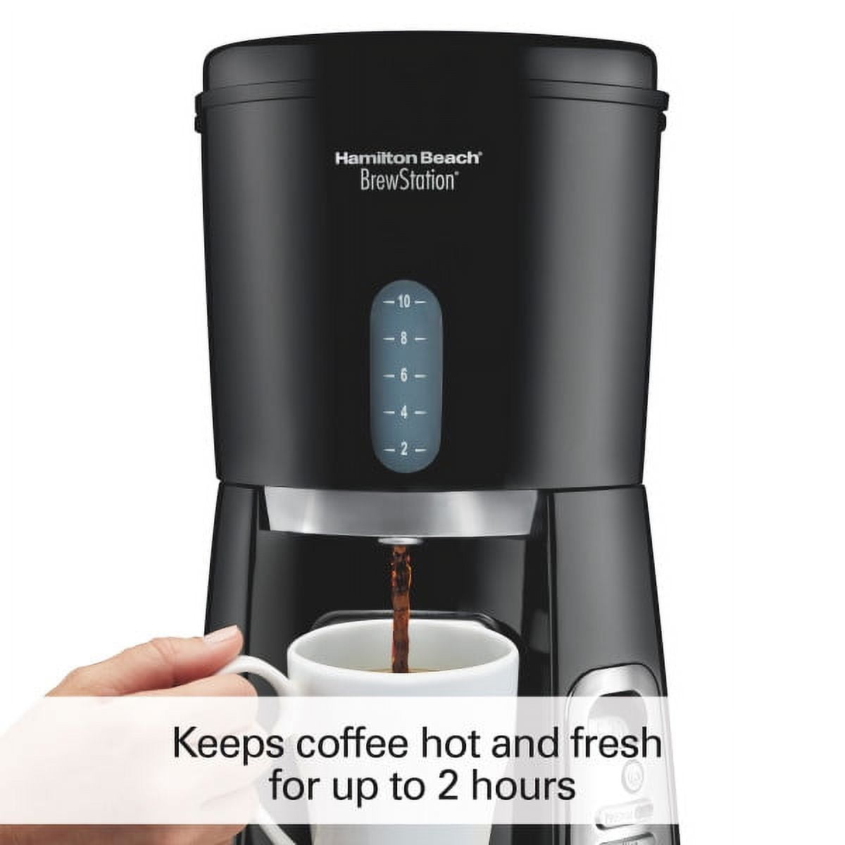 Hamilton Beach BrewStation Summit Ultra 12-Cup Programmable Stainless Steel  Coffee Maker 48465 - The Home Depot