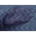 thumbnail image 4 of oneOone Cotton Cambric Navy Blue Fabric Chevron Block Craft Projects Decor Fabric Printed By The Yard 56 Inch Wide, 4 of 4