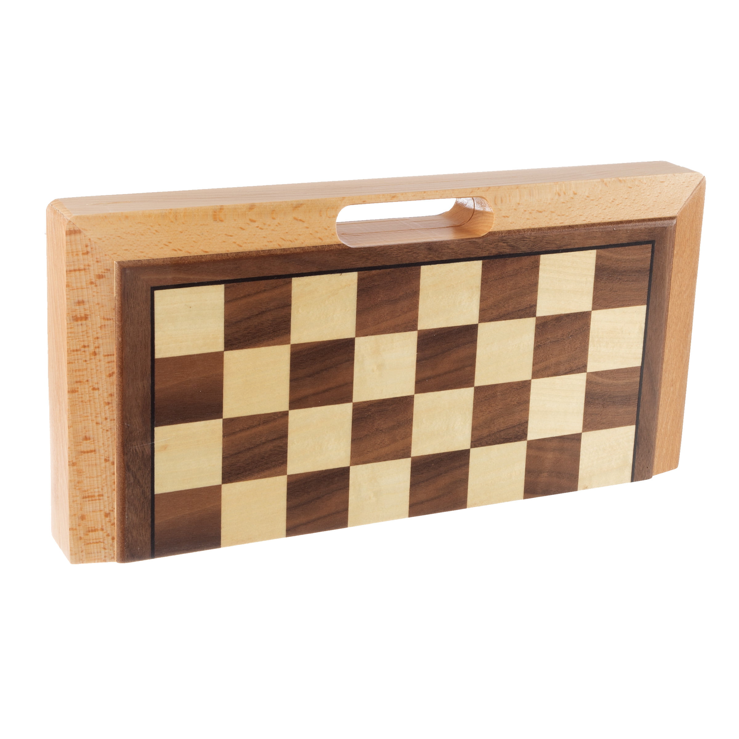 Hey! Play! 3-in-1 Deluxe Wooden Chess, Backgammon and Chess Set W350003 -  The Home Depot