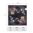 thumbnail image 5 of Lsque White Purple Flower Chicken Mailbox Cover Standard Size ,Magnetic Mailbox Covers Post Wraps Letter Box Cover -25.5x21 in, 5 of 9