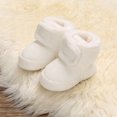 thumbnail image 4 of Newborn Baby Fleece Warm Boots Frist Walkers Shoes Infants Soft Sole Booties Snow Shoes, 4 of 8