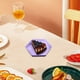 thumbnail image 5 of Platos hexagonales, vajilla resistente, aptos para lavavajillas y microondas, platos de plástico reutilizables, ligeros para cocina o camping, 6.69x6.69 pulgadas, Purple, 5 of 6