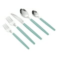 thumbnail image 5 of Mainstays 49 Piece Stainless Steel and Plastic Flatware Set with Tray, Teal Blue, Service for 8, 5 of 8