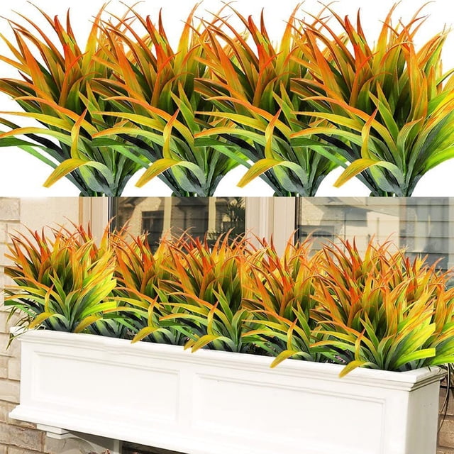Artificial Fall Plants Home Garden Decoration Rural Style Fall Outdoor Decoration Simulation Green Plants