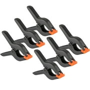 Wideskall 9" inch Heavy Duty Large Nylon Plastic Spring Clamps Pack of 6