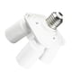 thumbnail image 3 of Divisor de enchufe de luz 4 en 1 Estudio fotográfico Iluminación para el hogar Convertidor adaptador de portalámparas E27 Eigraketly HA3450-01B, 3 of 6