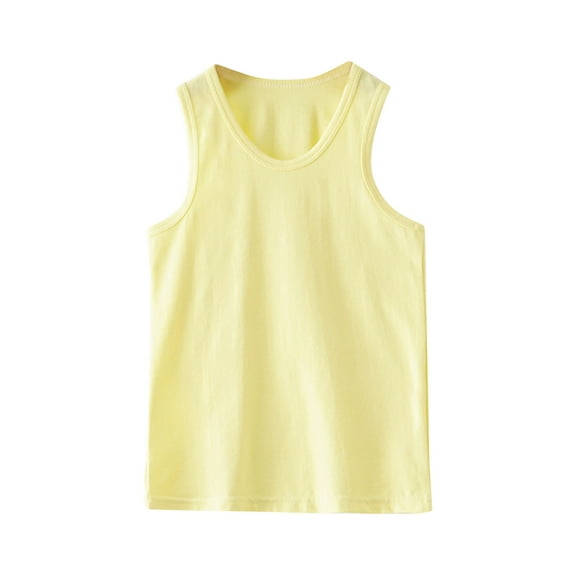 Toddler Toddler Kids Girls Dance Tank Top Racerback Crop Tank Top Soild Sleeveless Sports Dance Ballet Gymnastics Dancewear Long Sleeve 2t Girl Crop Youth Girls Knot 12-18 Months Yellow