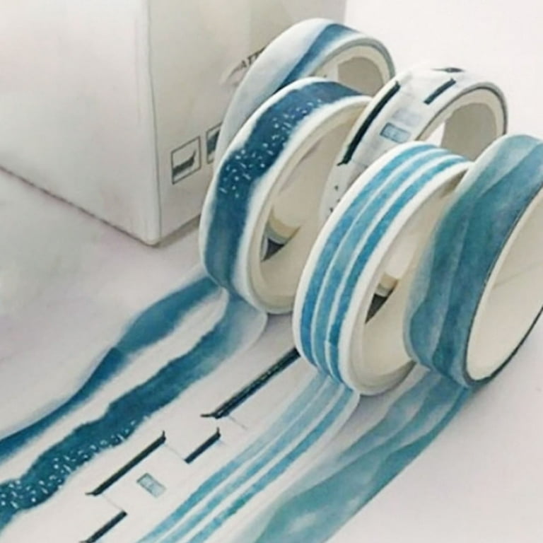5 Rolls/Set Washi Tape Self-Adhesive Easy to Tear Multi-use Easily